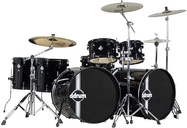 open zoom image for DDrum Diablo Death Punx 7-Piece Double Bass Drum Kit, Main