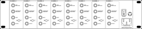 open zoom image for PreSonus ACP88 8-Channel Compressor/Gate, Diagram Back