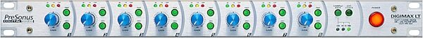 open zoom image for PreSonus DigiMAX LT 8-Channel Microphone Preamp with Digital Output, Front