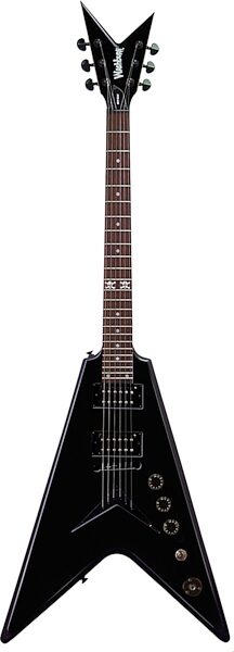 open zoom image for Washburn Dime V Electric Guitar (with Gig Bag), Black
