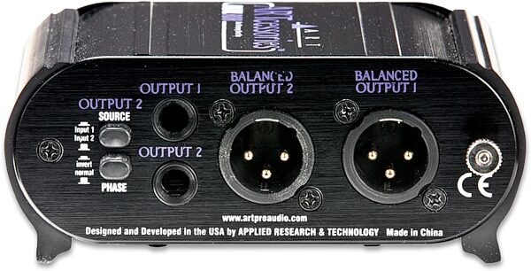 open zoom image for ART Dual RDB 2-Channel Re-amping Direct Box, New, Action Position Back