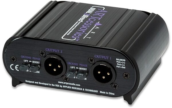 open zoom image for ART DualZDirect Dual-Channel Passive Direct DI Box, New, view