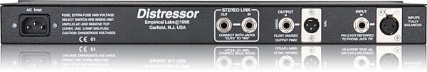 open zoom image for Empirical Labs EL8 Distressor Compressor, Single, Rear