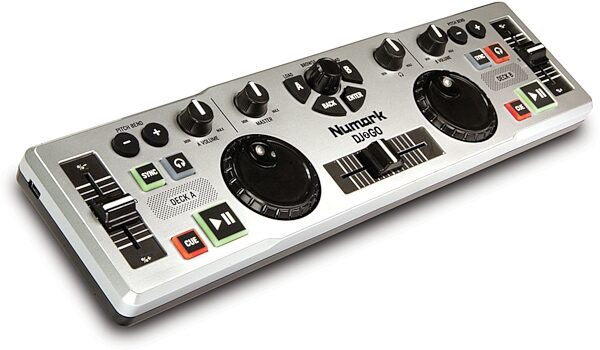open zoom image for Numark DJ2GO Portable DJ Controller, Angle