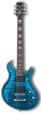 open zoom image for Charvel DC-2 ST Electric Guitar, Transparent Blue