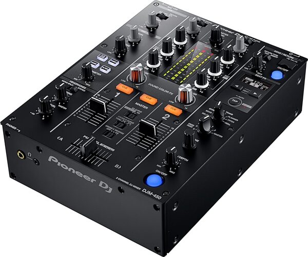 open zoom image for Pioneer DJM-450 DJ Mixer, New, Action Position Back