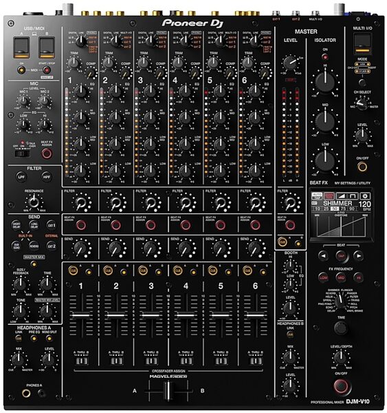 open zoom image for Pioneer DJ DJM-V10 DJ Mixer, New, Main
