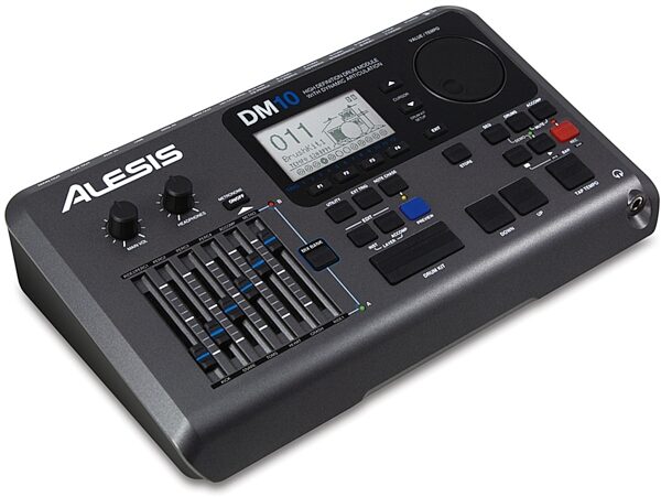 open zoom image for Alesis DM10 Pro Kit Electronic Drum Set, DM10 Module Angle