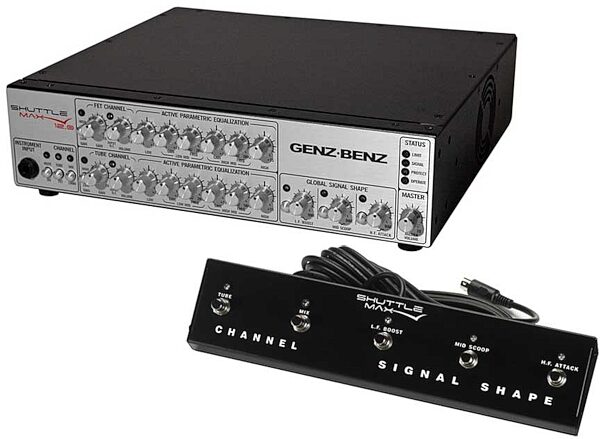 open zoom image for Genz Benz ShuttleMax 12.0 Bass Amplifier Head (1200 Watts), Main