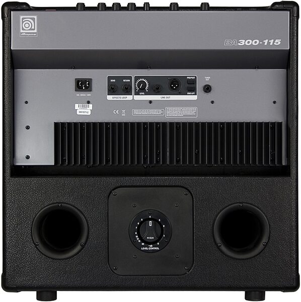 open zoom image for Ampeg BA300/115 Bass Combo Amplifier (300 Watts, 1x15 in.), Rear
