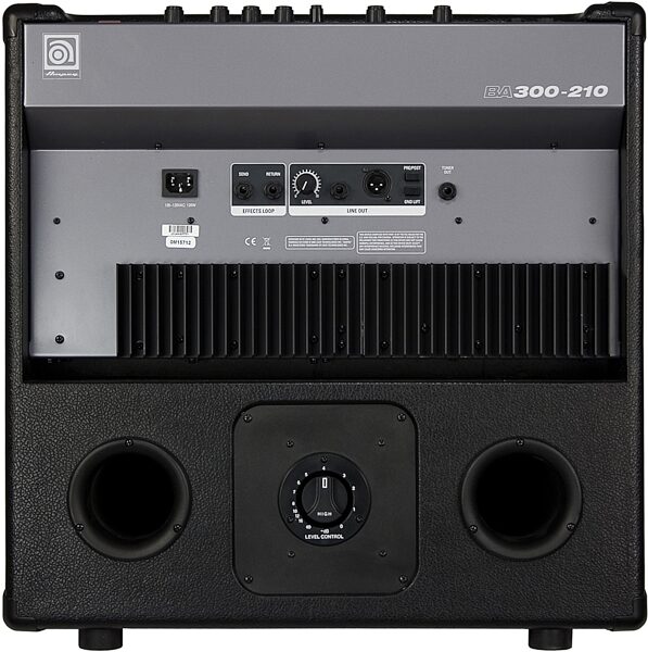 open zoom image for Ampeg BA300/210 Bass Combo Amplifier (300 Watts, 2x10 in.), Rear