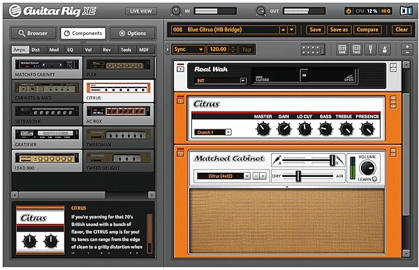 open zoom image for Native Instruments Guitar Rig Session Audio Interface, Guitar Rig 3 XE