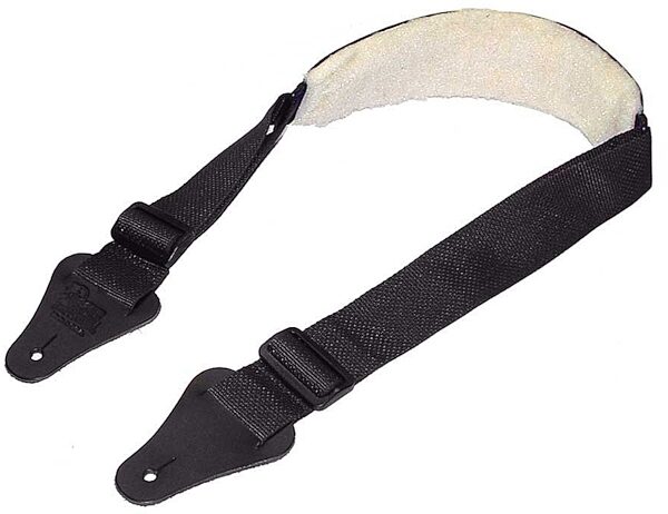 open zoom image for Eagle Mountain Guitar Strap with Sheepskin, Black
