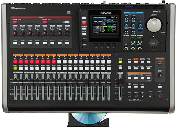 open zoom image for TASCAM DP24 Portastudio Digital Recorder, 24-Track, Main