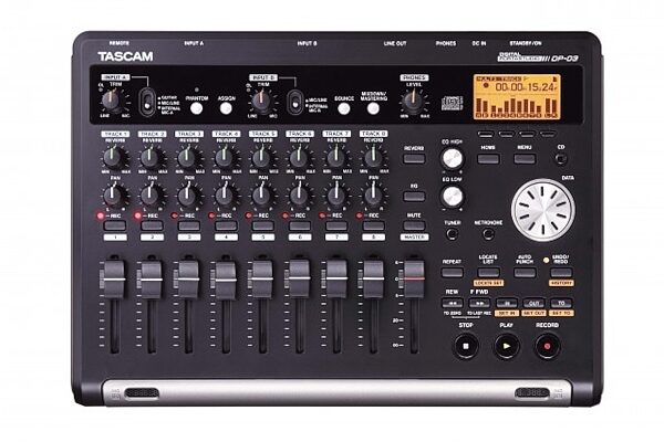 open zoom image for TASCAM DP-03 Portastudio Multitrack Recorder, DP03 Top