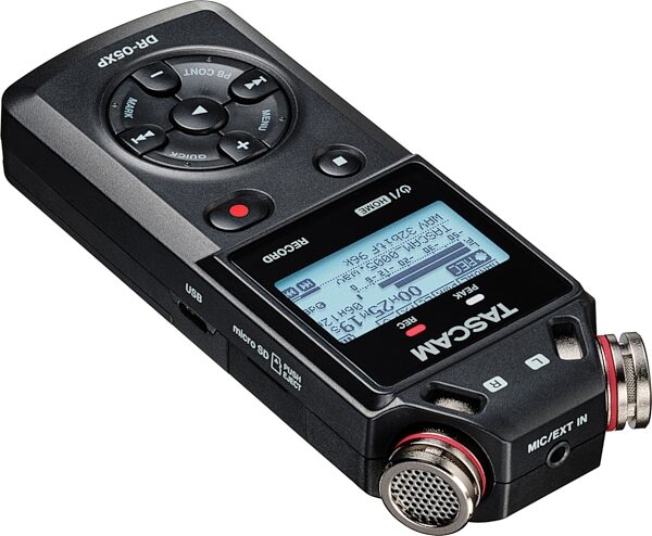 open zoom image for TASCAM DR-05XP 32-bit Portable Digital Recorder, New, Action Position Back
