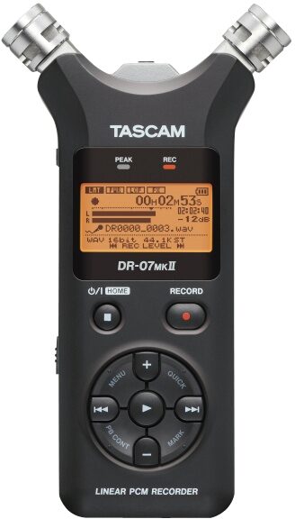 open zoom image for TASCAM DR-07mkII Portable Digital Recorder, Open