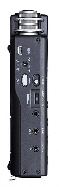 open zoom image for TASCAM DR100 MKII Portable Digital Recorder, Left Side
