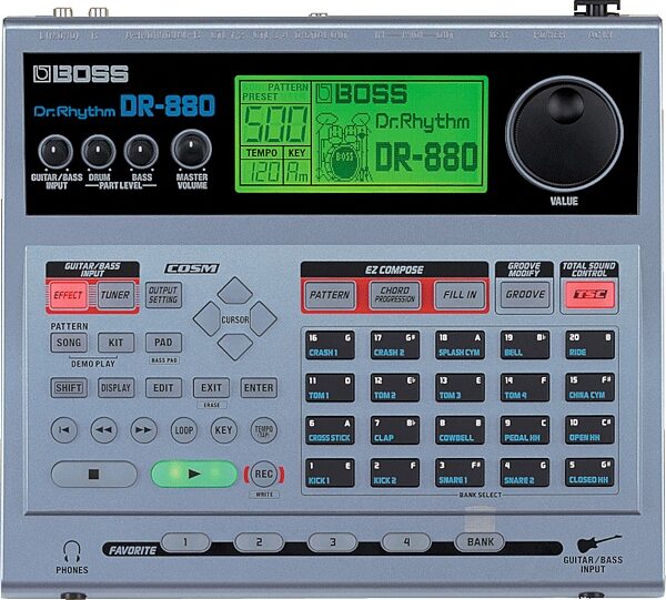 open zoom image for Boss DR-880 Dr. Rhythm Drum Machine, Main