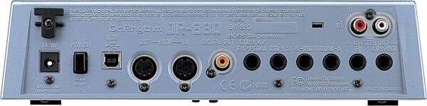 open zoom image for Boss DR-880 Dr. Rhythm Drum Machine, Rear