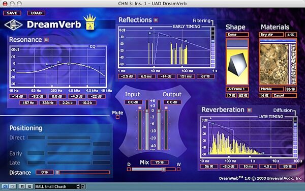 open zoom image for Universal Audio UAD1 Ultra Pak DSP Card (Macintosh and Windows), DreamVerb