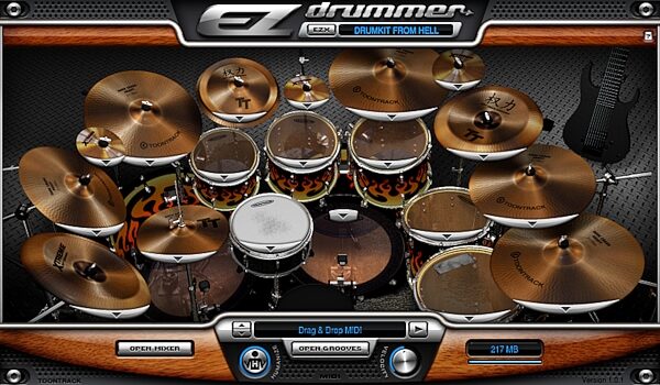 open zoom image for Toontrack Drumkit From Hell EZX Expansion for EZ Drummer Software, Screenshot