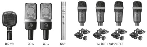 open zoom image for AKG Drumset Premium Microphone Package, Main