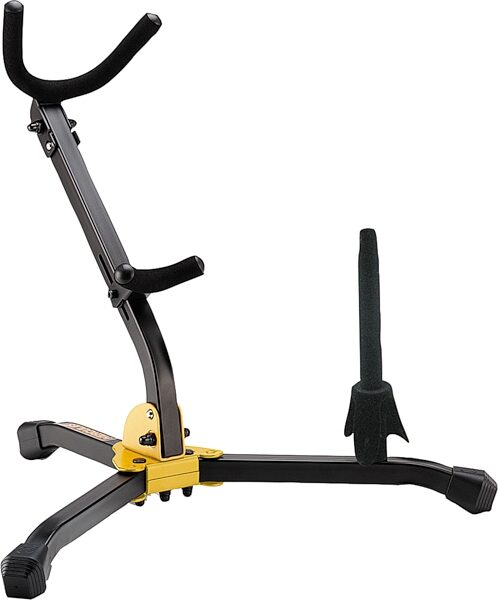 open zoom image for Hercules Alto/Tenor Sax and Flute/Clarinet Stand, Open Box (Like New), Action Position Back