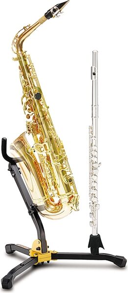 open zoom image for Hercules Alto/Tenor Sax and Flute/Clarinet Stand, Open Box (Like New), Action Position Back