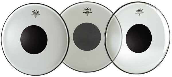 open zoom image for Remo Clear Controlled Sound Bass Drumhead (Black Dot), 18 inch, Main