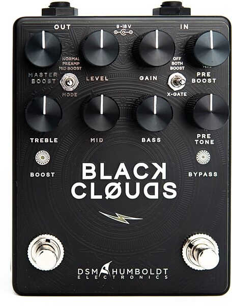 open zoom image for DSM Humboldt Black Clouds Distortion Pedal, New, Main