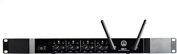 open zoom image for AKG DSR70Q Digital 4-Channel Wireless Receiver, With Rack Mount Kit