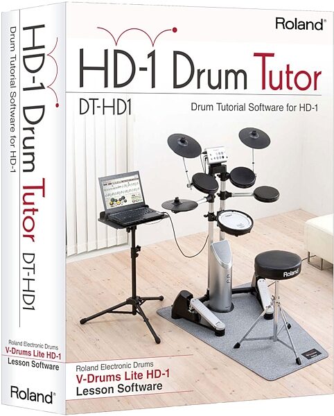 open zoom image for Roland DTHD1 V-Drum Drum Tutorial Software, Main