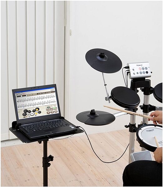 open zoom image for Roland DTHD1 V-Drum Drum Tutorial Software, In Use 2