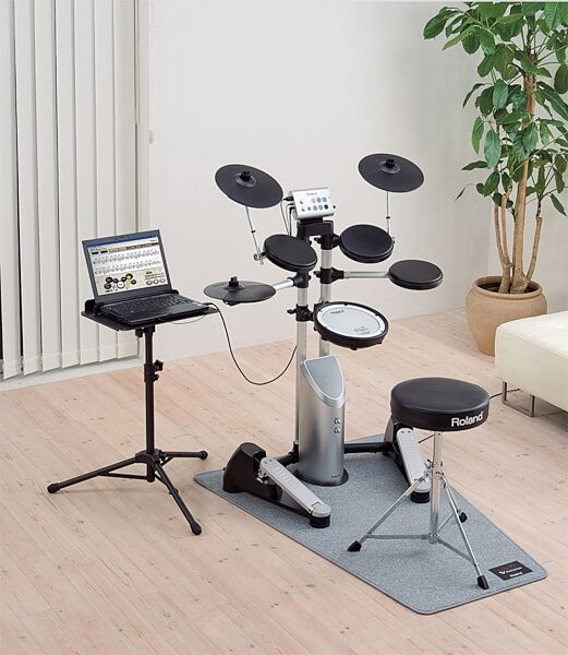 open zoom image for Roland DTHD1 V-Drum Drum Tutorial Software, In Use 1