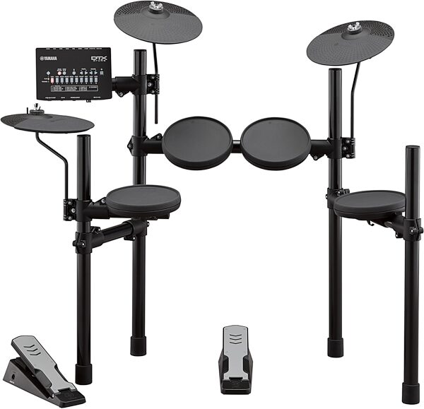 open zoom image for Yamaha DTX-402K Electronic Drum Kit, Black, Action Position Back