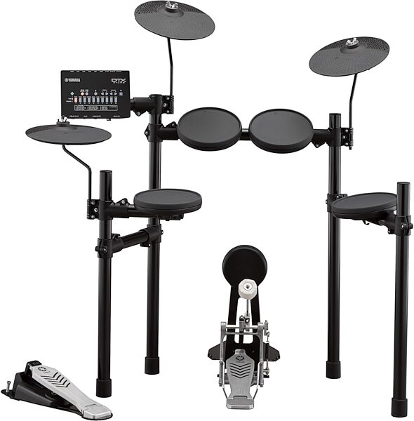 open zoom image for Yamaha DTX432K Electronic Drum Kit, Black, Action Position Back