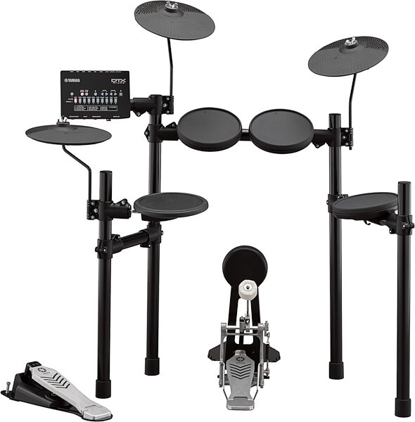 open zoom image for Yamaha DTX-452K Electronic Drum Kit, Black, Action Position Back