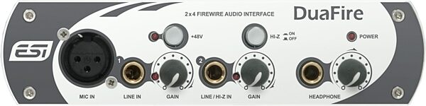 open zoom image for ESI Audio DuaFire FireWire Audio Interface, Front