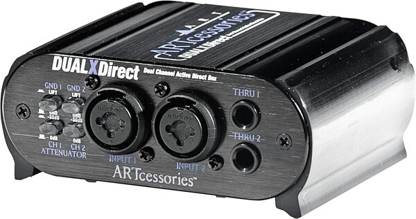 open zoom image for ART DualXDirect Dual-Channel Active Direct Box, New, Action Position Back