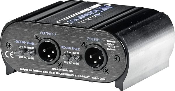 open zoom image for ART DualZDirect Dual-Channel Passive Direct DI Box, New, Action Position Back