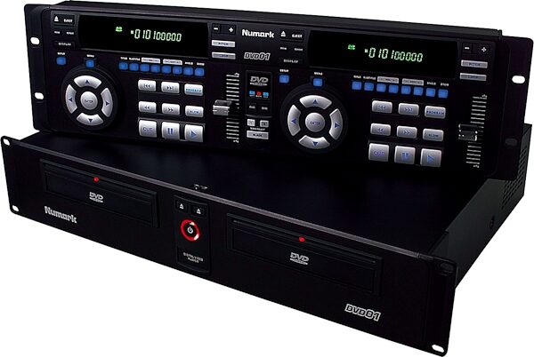 open zoom image for Numark DVD01 Dual DVD Player with Pitch Range, Main