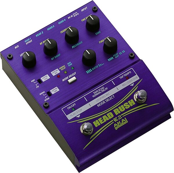 open zoom image for Akai E2 Headrush Delay and Phrase Sampler Pedal, Main