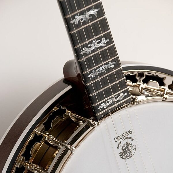 open zoom image for Deering Eagle II Banjo with Case, Neck