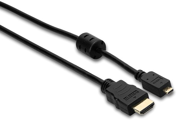 open zoom image for Hosa HDMM-403 High Speed HDMI to HDMI Micro Cable, 6 foot, HDMM-406, Main