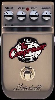 open zoom image for Marshall ED1 Edward The Compressor Pedal, Top