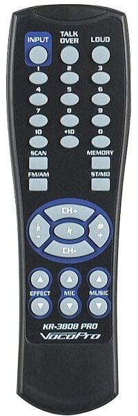 open zoom image for VocoPro KR-3808 Pro Digital Karaoke Receiver, Remote