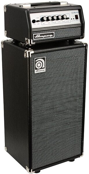 open zoom image for Ampeg MICRO-VR Bass Amplifier Half Stack with SVT MICRO-VR Head and SVT210AV Micro Classic Cabinet, Black, Main