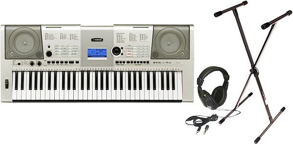 open zoom image for Yamaha YPT420 61-Key Portable Keyboard, with Keyboard Stand Headphones and Power Supply