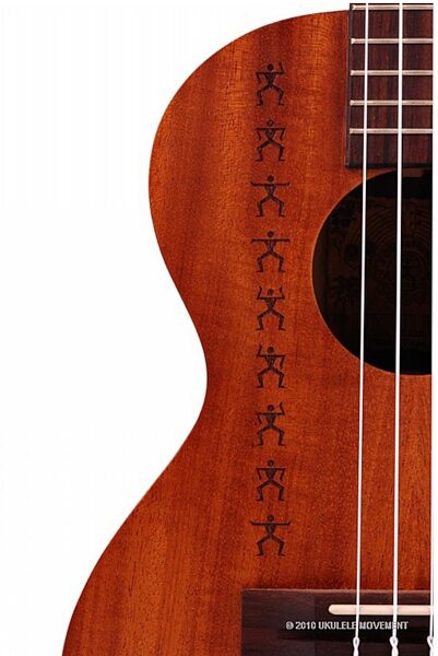 open zoom image for aNueNue Papa II Concert Ukulele (with Gig Bag), Closeup 3
